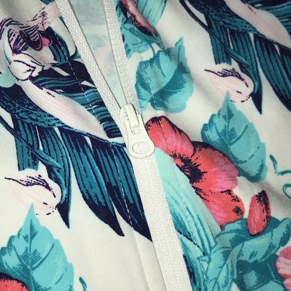 Tommy Bahama Full-Zip Shirt With Thumbholes UPF 50 Long Sleeve NWT - Picture 6 of 8